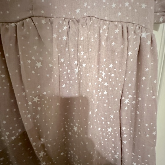 Linen star pattern dress - Picture 2 of 3